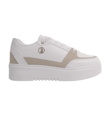 Polo Ladies Circle Trim Sneaker White