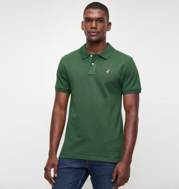 Polo Pique Short Sleeve Golfer Green