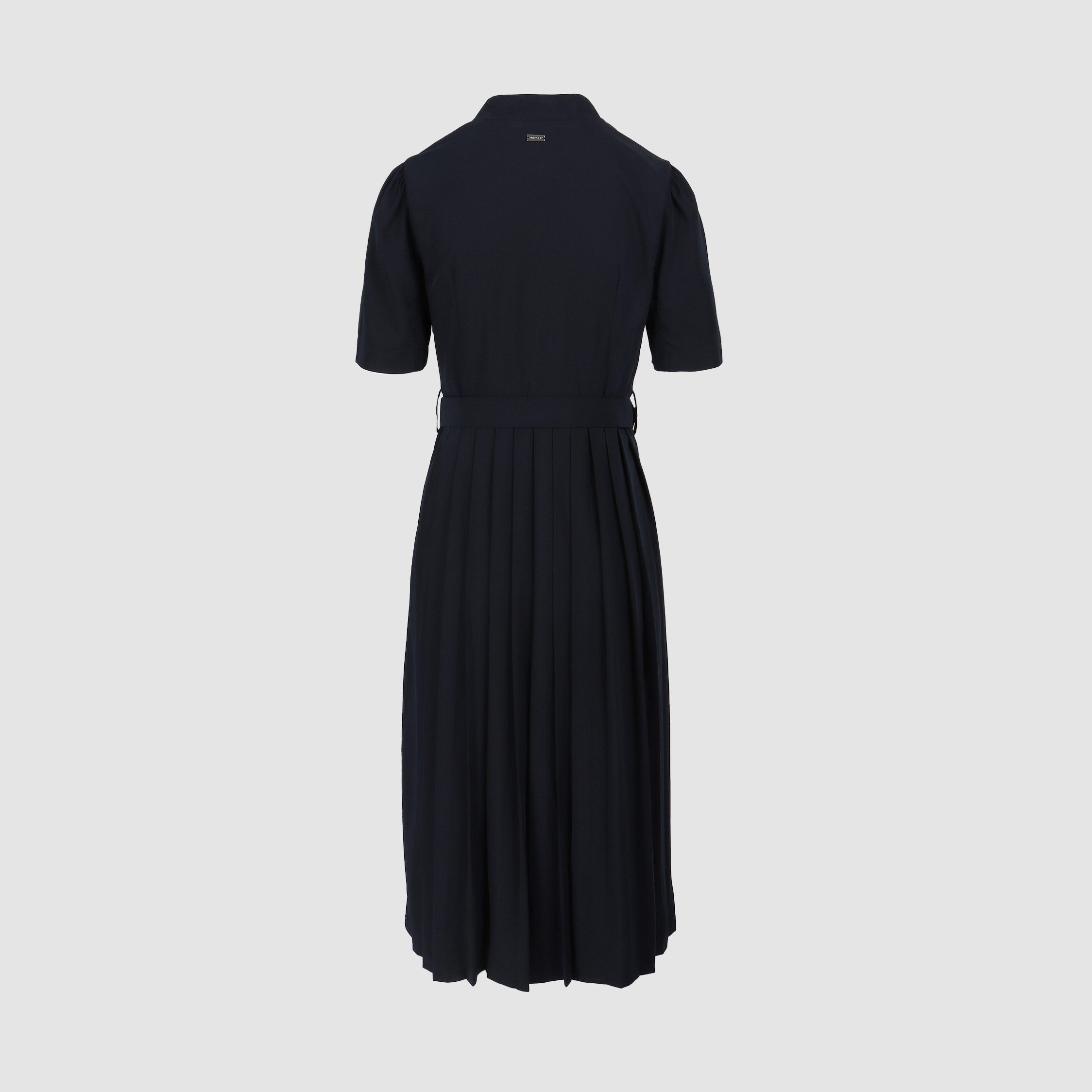 Pringle Hannah Pleat Dress navy (4)