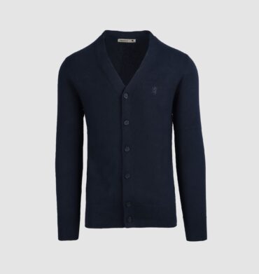 Pringle Kaled Long Sleeve Cardigan Navy