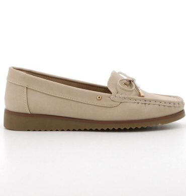 Hush Puppies Tony Mocs Slip-On Ivory