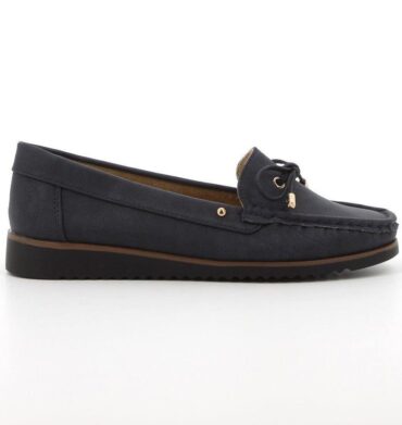 Hush Puppies Tony Mocs Slip-On Navy