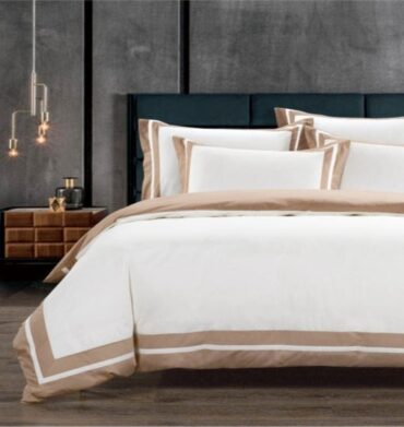 Cotton Co Fiorenza Duvet Cover Cream and Stone