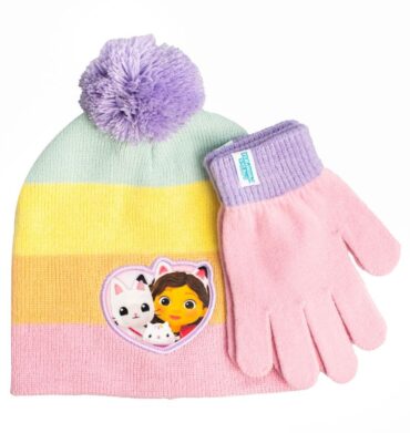 Gabby's Dollhouse 2pc Beanie And Glove