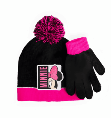 Minnie Mouse 2pc Beanie And Glove Set