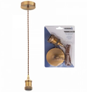 Bright Star PEN540 BROWN BRONZE Brown Bronze Cord Pendant