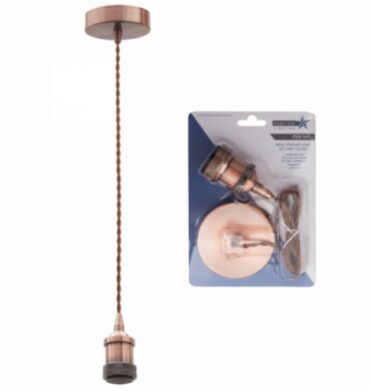 Bright Star PEN541 RED BRONZE Red Bronze Cord Pendant