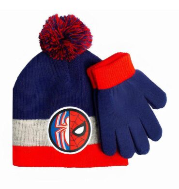 Spiderman 2pc Beanie And Gloves Set