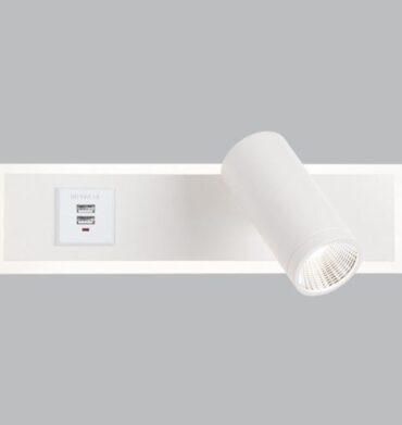 BS WB212 White Aluminium Acrylic Wall Bracket