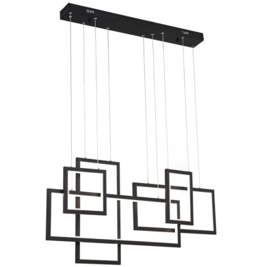 BS CH517 Black Sand Aluminum & Acrylic LED Fitting