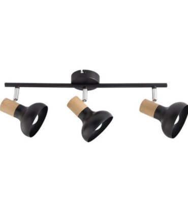 Bright Star S402/3 Black Metal with Wood Finish