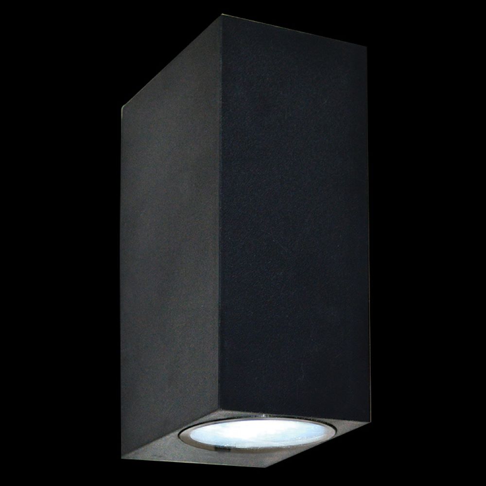 K Light 8111 2xGU10 Square Polcar Wall Light IP54