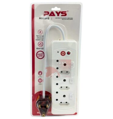 MUL6HS 6 Way Multiplug with High Surge Protection