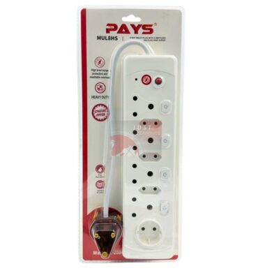 MUL8HS 8 Way Multiplug with High Surge Protection