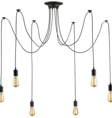 Bright Star PEN452/6 BLACK Metal Cord Pendant
