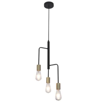 Bright Star PEN563/3 BLACK Metal Pendant