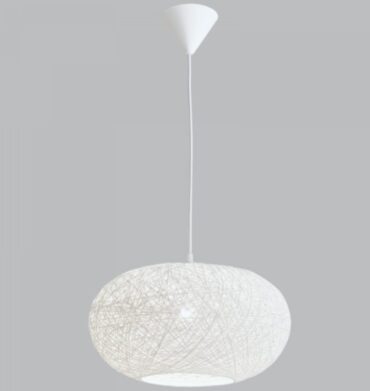 Bright Star PEN767 WHITE Twine Pendant