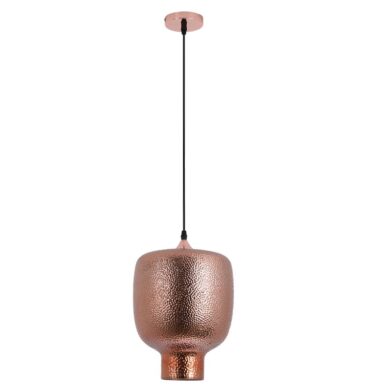 Bright Star PEN840 COPPER Metal and Glass Pendant