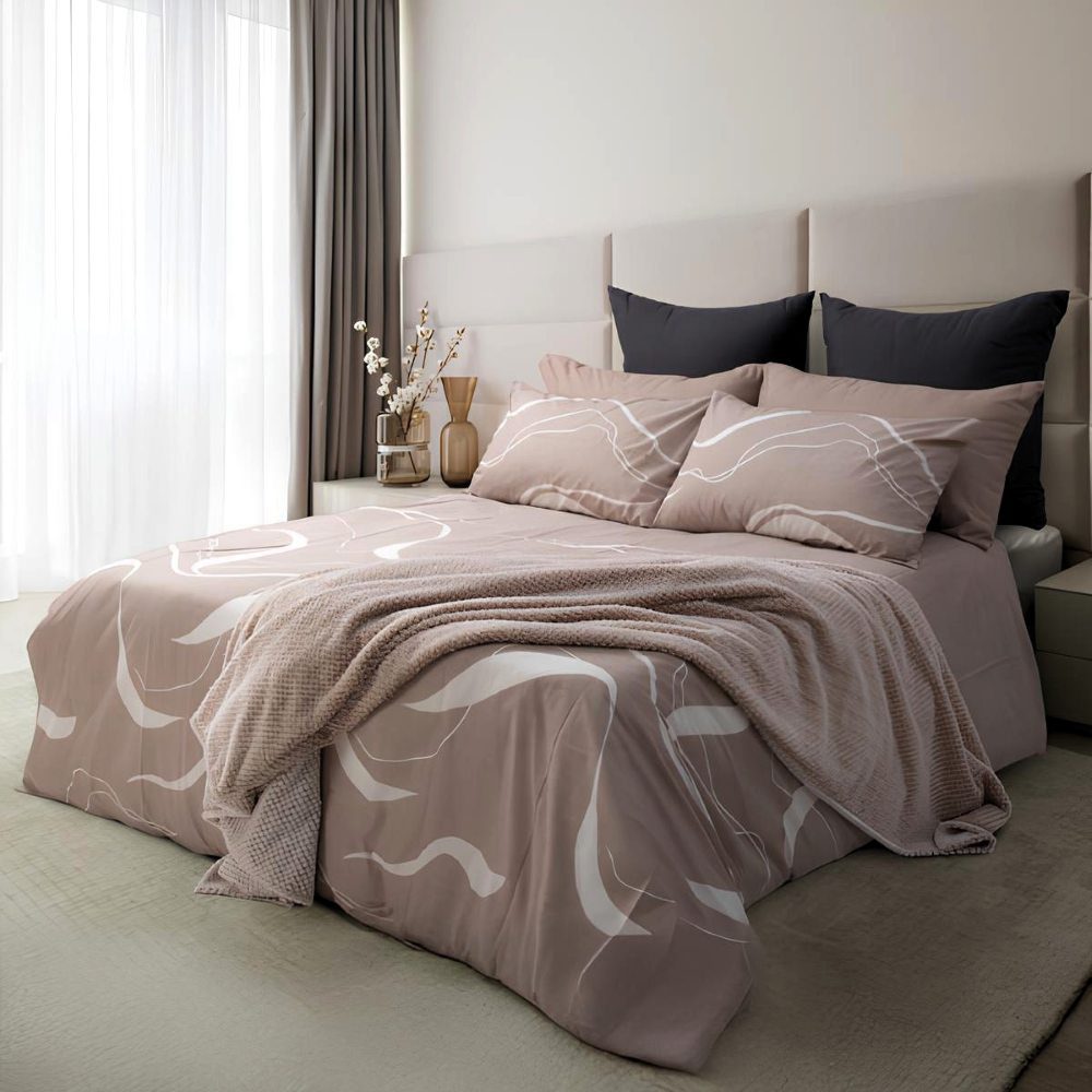 Horrockses  Tonal Abstract Duvet Cover