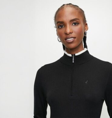 Polo MYA Knit Dress Black