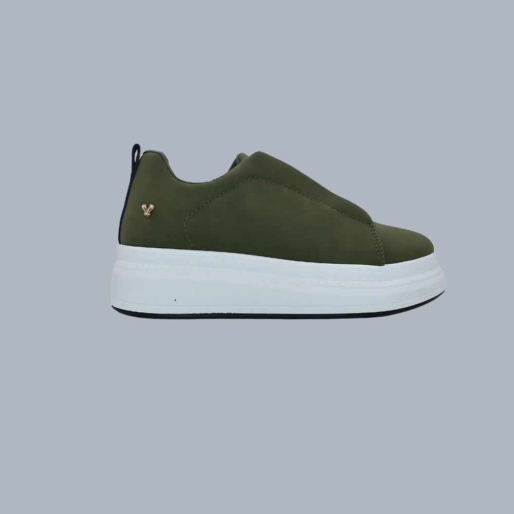 Butterfly Senhora Slip-On Sneaker - Olive