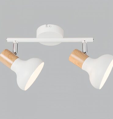 Bright Star S401/2 White Metal with Wood Finish