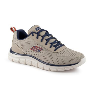 Skechers Men's Track-232758 -Taupe/Navy