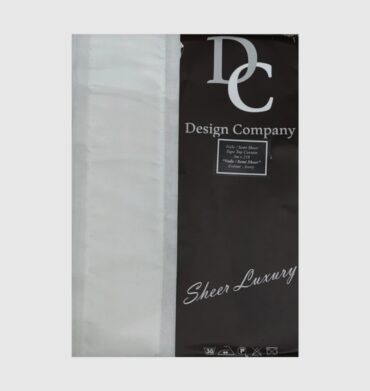 Design Company Semi Sheer Eyelet Voile - Ivory 5X220CM