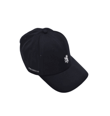 Pringle Tommy Cot Peak Cap - Black