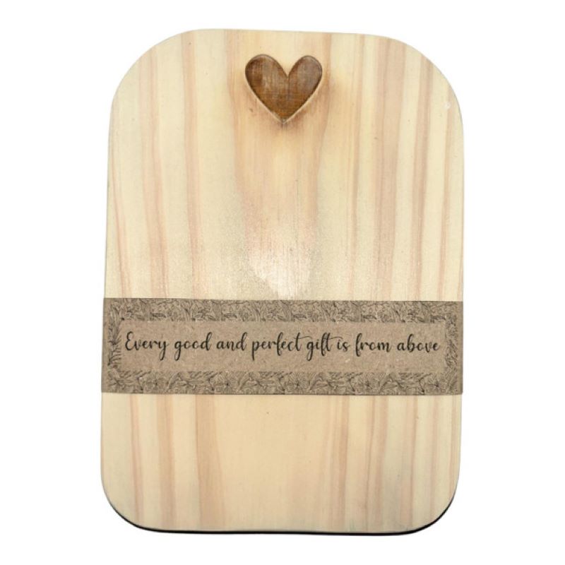 Bamboo Snack Platter Small - Heart