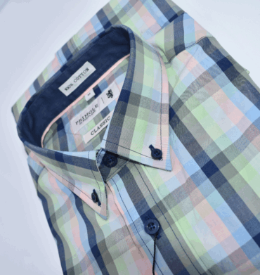 Pringle Mike Short Sleeve Shirt - Blue