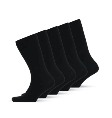 Jockey 972 Heel+ Toe Socks 5Pack - Black