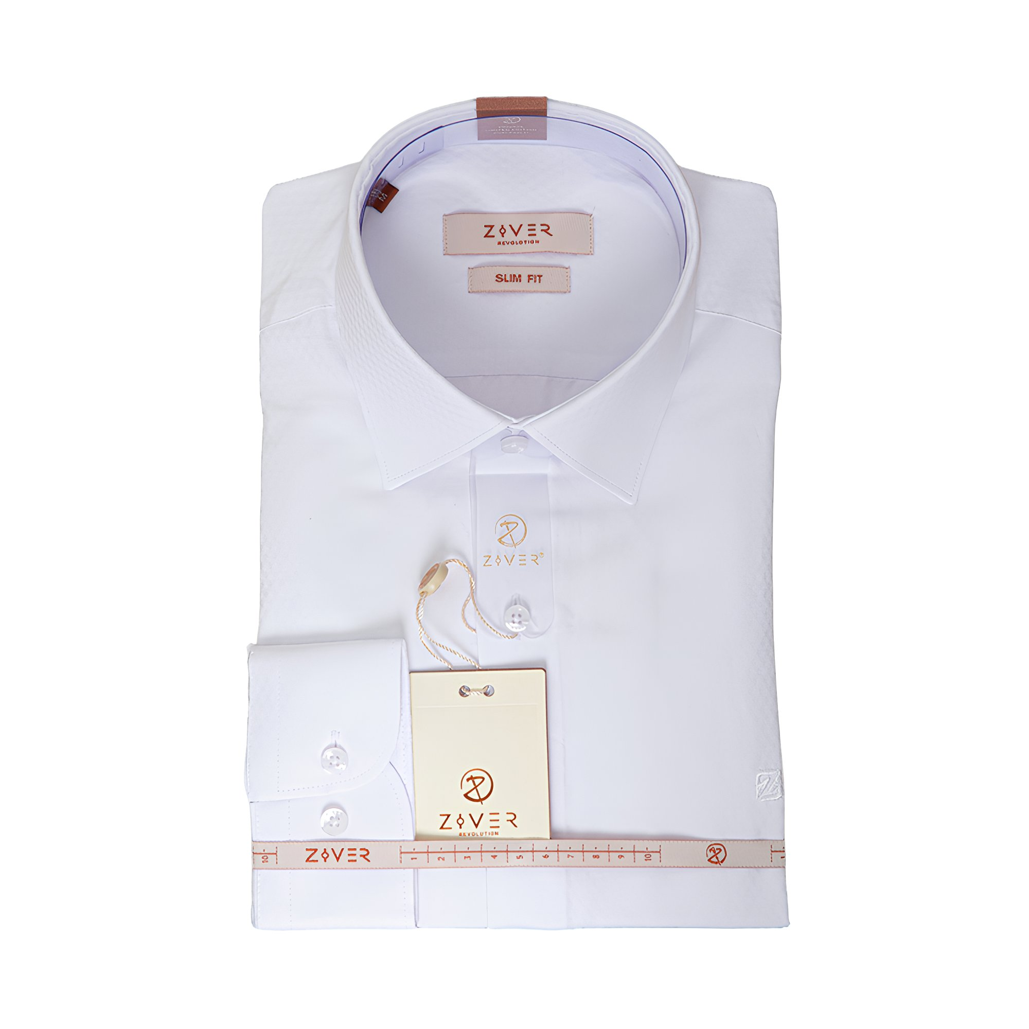 Ziver Slim Fit Shirt - White
