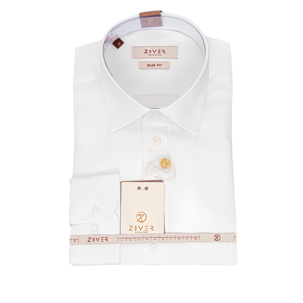 Ziver Slim Fit Shirt - Cream