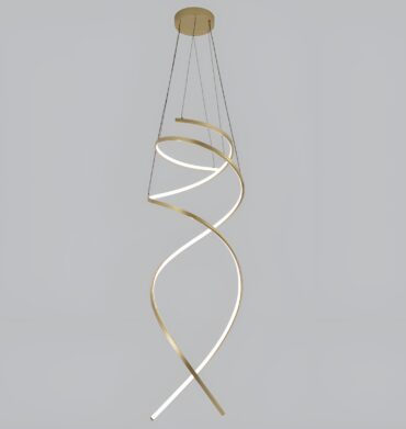 Bright Star LED Metal and Acrylic Pendant with Remote Control