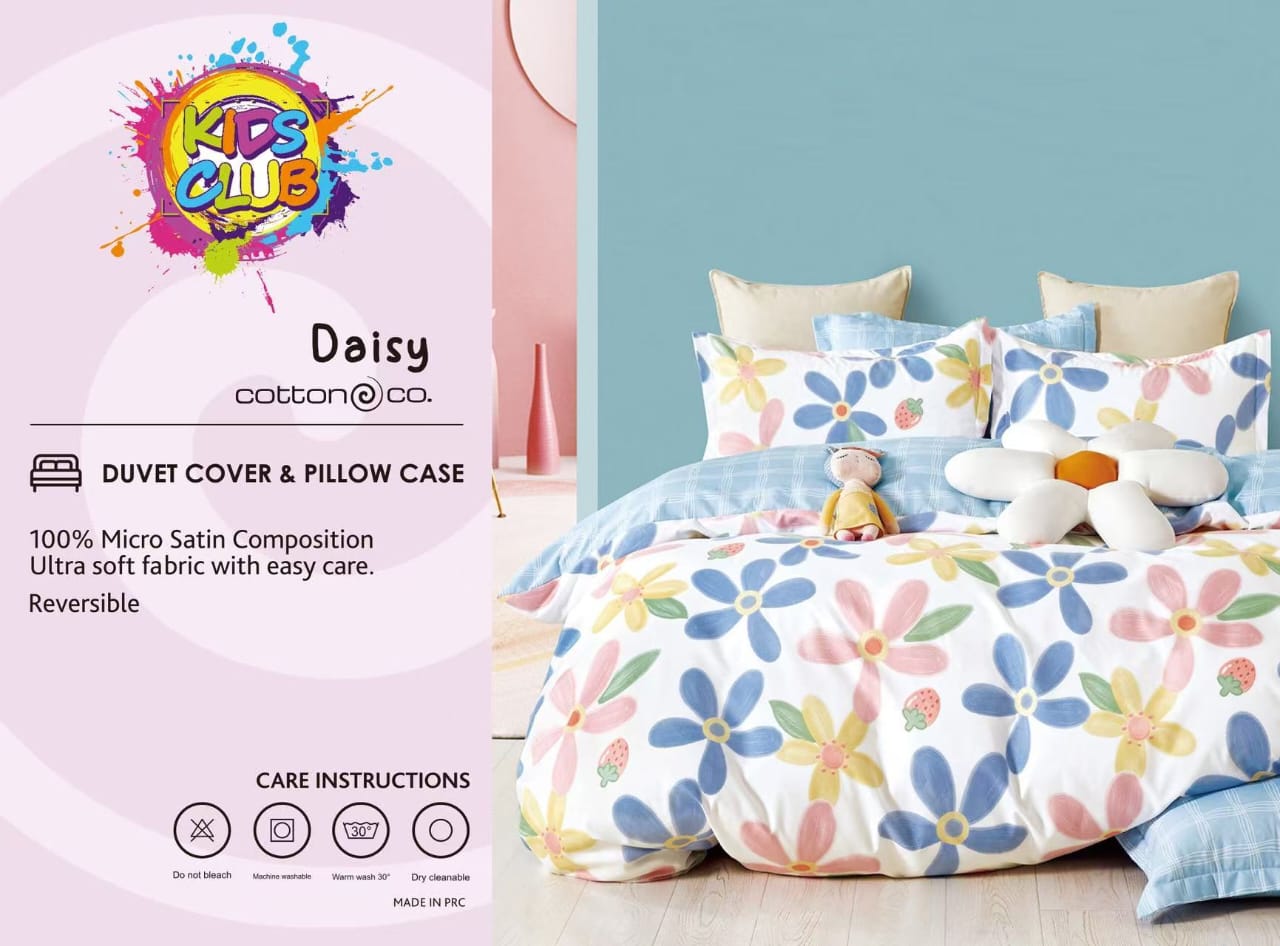 Cotton Co Kids Club Duvet Cover Daisy (2)