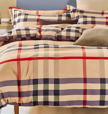 Cotton Co Printed Satin Duvet Cover Evlyn