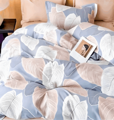 Cotton Co Printed Satin Duvet Cover Halle