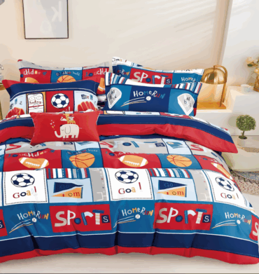 Cotton Co Kids Club Duvet Cover Sporty