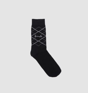 Pringle Heritage Argyle Sock Black