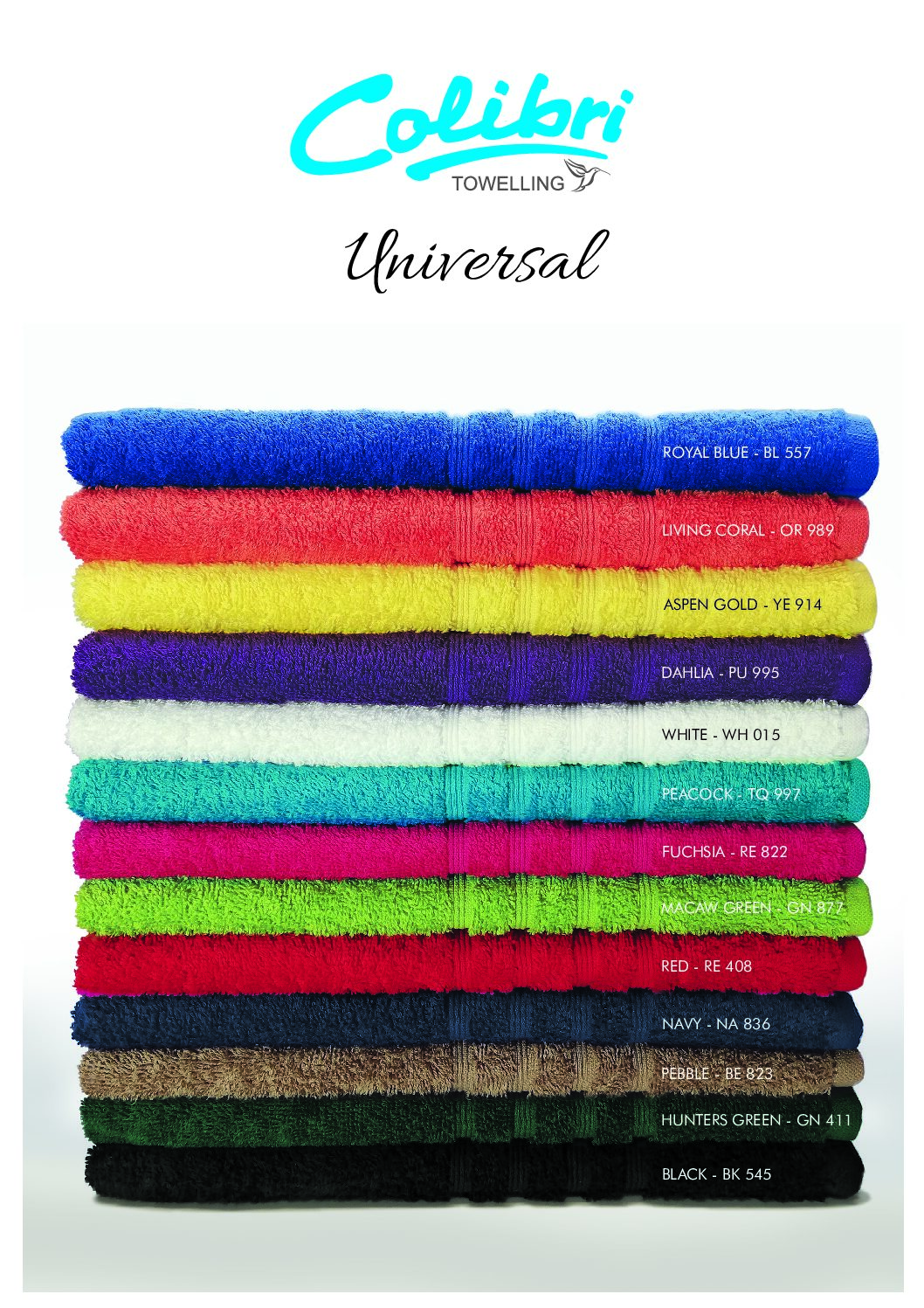 Colibri Universal Towels