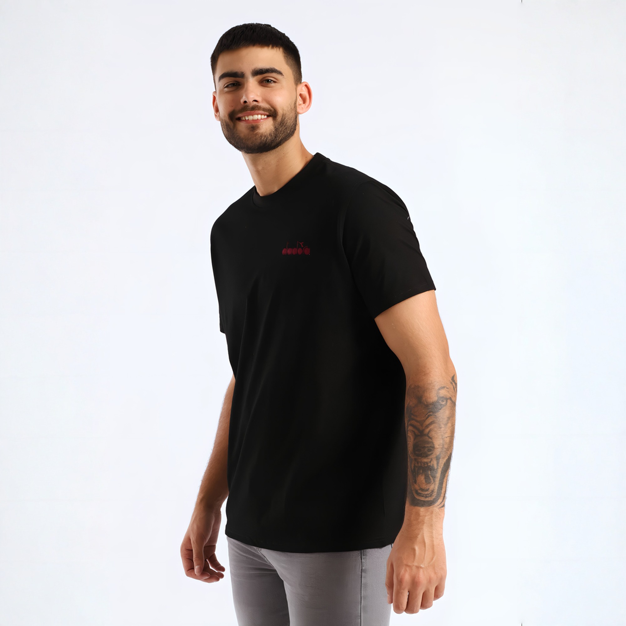 Diadora Cucire T-Shirt Black (8)