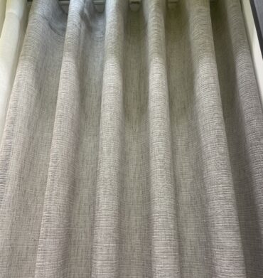 Silk House ELLA Sheer Ready Made Curtain - Taped Colour Stone ( 500cmX220cm )