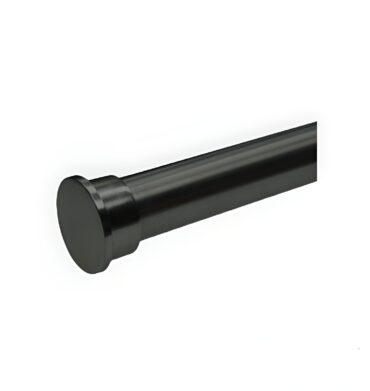 Papini Flat End Caps 32mm Black