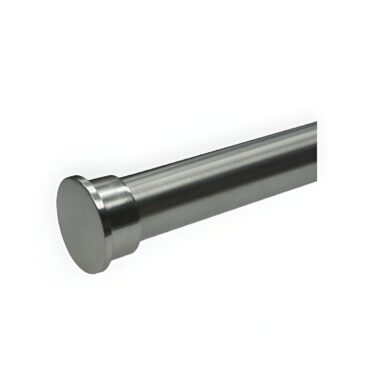 Papini Flat End Caps 32mm Stainless Steel