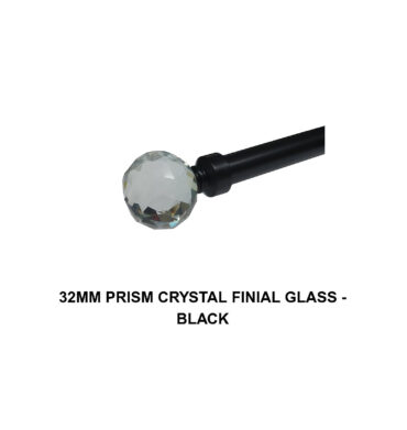 Papini Prism Finials 32mm Black