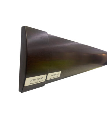 Papini Pyramid Pelmet 105mm Mahogony