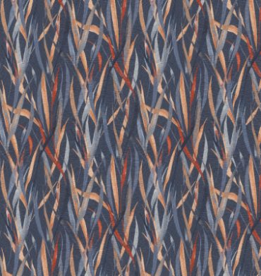 Silk House Wallpaper WRA055A Paradiso Blueberry