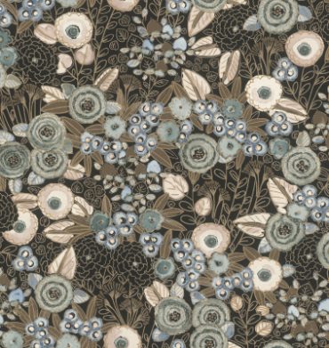 Silk House Wallpaper WRA062A Narcisa Night