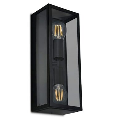 Spazio 4561 Rubik Black Wall Light